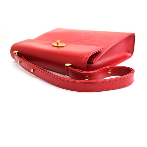 Louis Vuitton Calf Spartan Opera Shoulder Bag Red - Picture 7 of 10